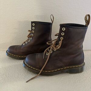 Dr. Martens 1460 8-Eye Aztec Crazy Horse - Brown Size 7 Women’s / 6 Men’s